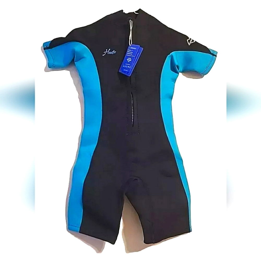 New HEVTO Guardian Wetsuit!Neoprene Surfing Swim Scubasuit Size 14 Youth. Unisex